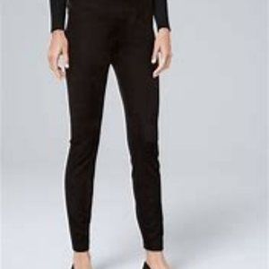 White House Black Market VELVET CORDUROY leggings